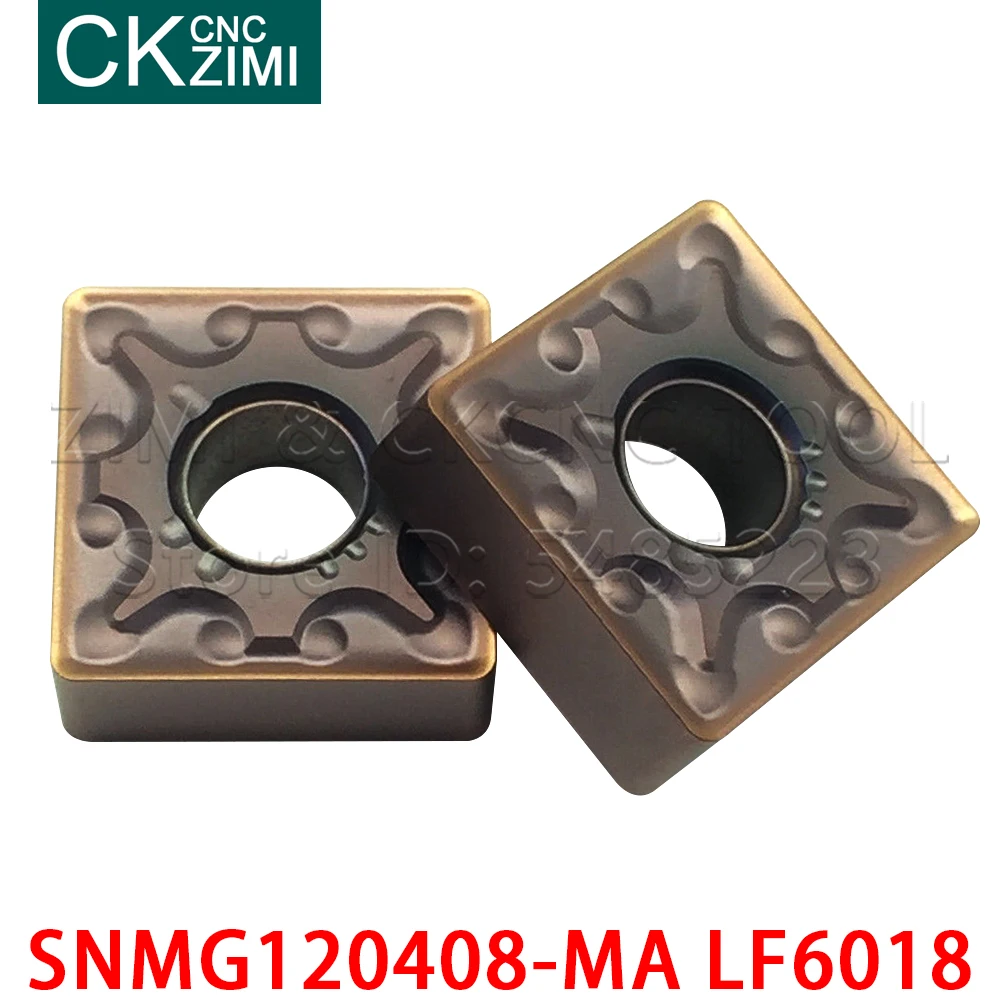SNMG SNMG120404-MA LF6018 SNMG120408-MA LF6018 Carbide Turning Inserts CNC lathe cutter wood turning tools for stainless steel