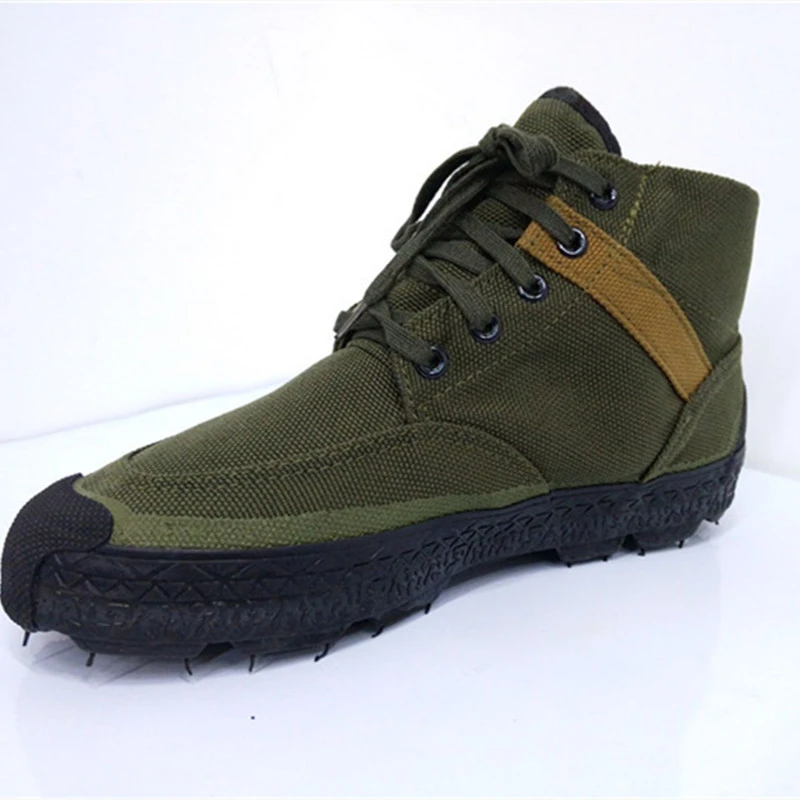 Training Men\'s Women\'s Military Camouflage Shoes Outdoor Hunting Hiking Climb Workers High Waist Labor Protection Boots Sneakers