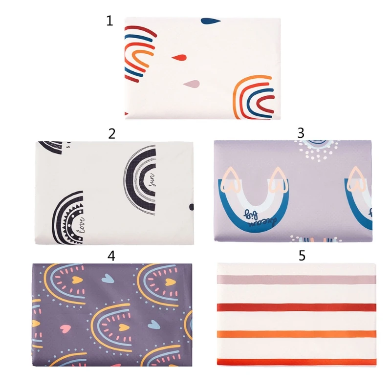 Highchair Floor Protector Mat Anti-Slip Silicone Spot Mat Food Catcher Art Craft Leak Proof Mat Baby Eatting Play Mat