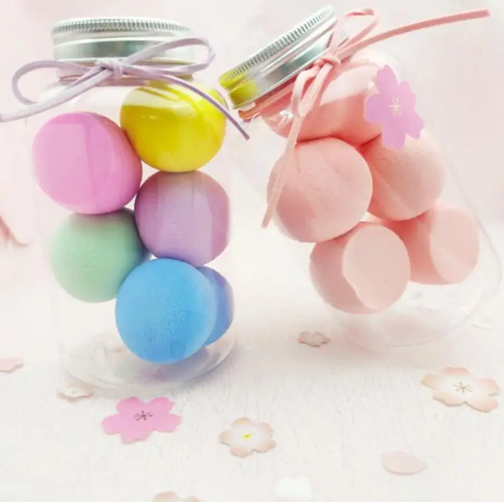 5 szt. gąbek do makijażu, do użytku na mokro, do pudru, podkładu w płynie, kremu, różu, narzędzia kosmetyczne