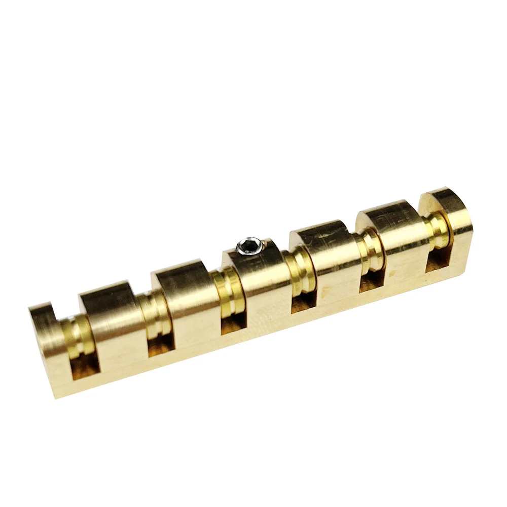 【Made in Japan】 Kaynes 43mm Height Adjustable Brass Roller Guitar Nut for Les Paul LP SG Style Electric or Acoustic Guitars