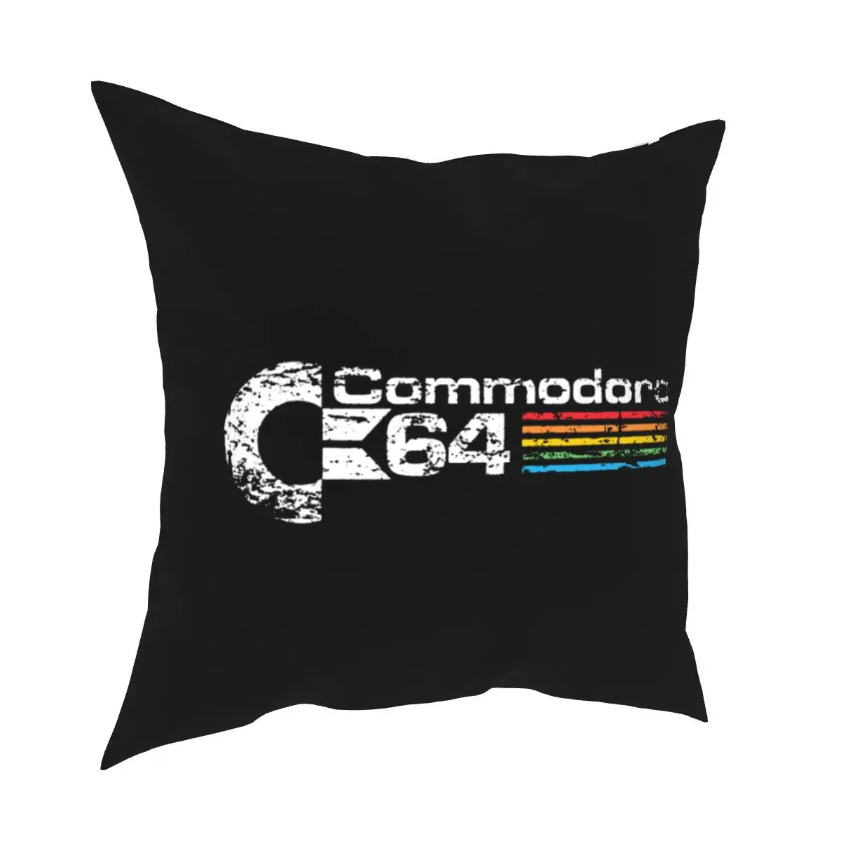 Retro Commodore 64 Pillow Case C64 Amiga Computer Geek Nerd Cushion Cover Awesome Zipper Decor Pillowcase for Car 45x45cm