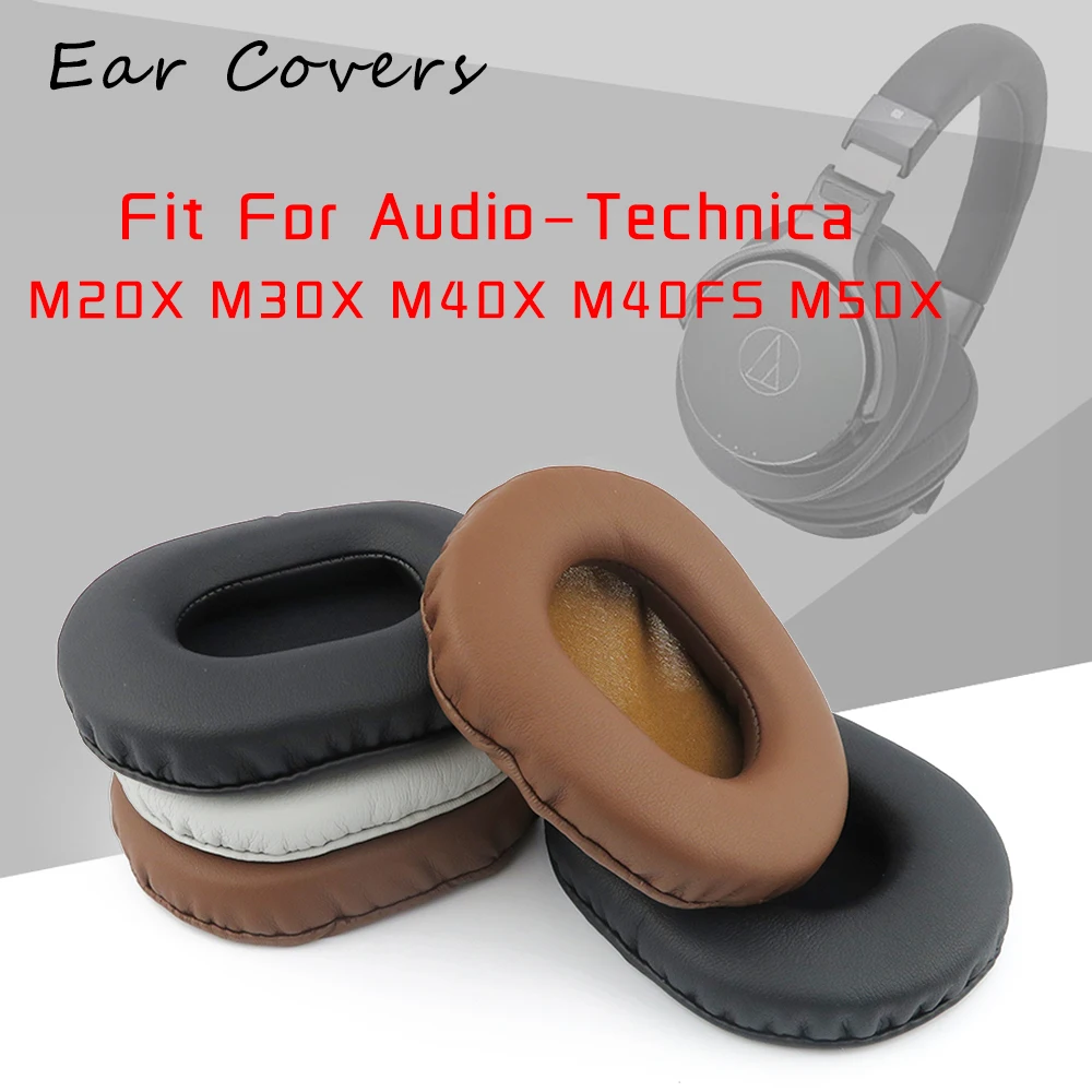 Ear Covers Ear Pads For Audio Technica M50 M50X M20X M30X M40X M40FS ATH-M50X Series Headphone Replacement