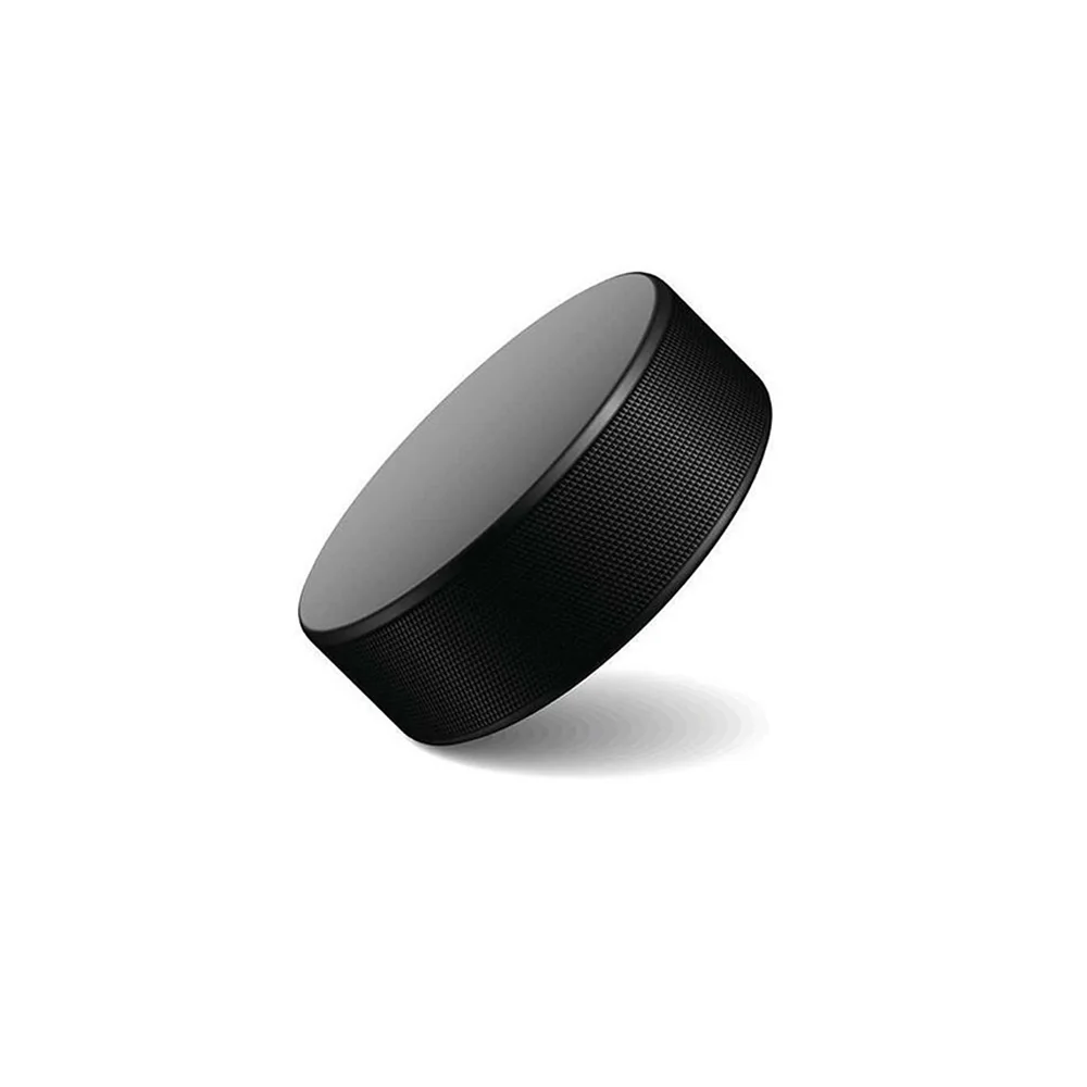 

Black Hockey Puck Accessory Replacement Spare Rubber Sport Blank Official Regulation Practical