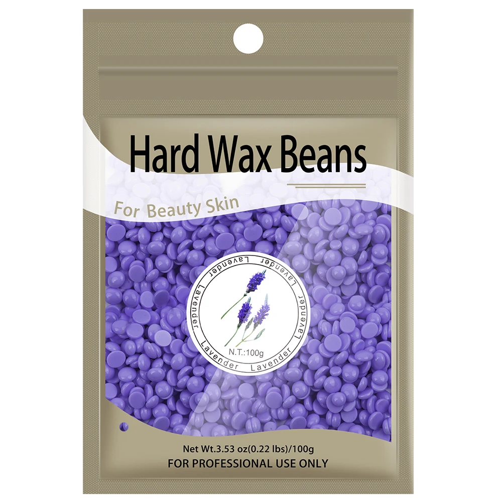 50g/100g Bag Hair Removal Wax Bean Depilation Hot Film Hard Wax Pellet Waxing Bikini Face Legs Body Hair Removal Bean Unisex