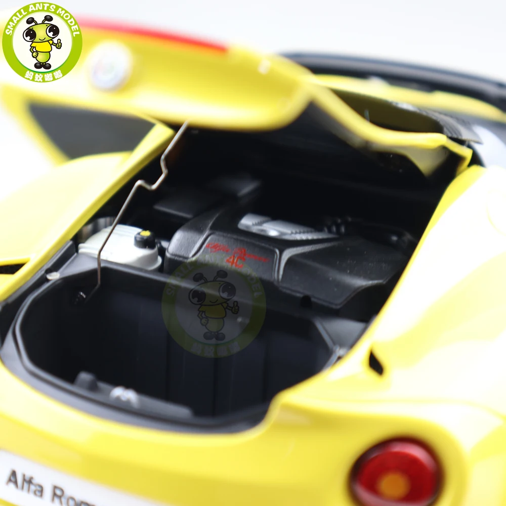 1/18 AUTOART Alfa 4C SPIDER 70141 70142 70143 Model Racing Car Toys Gifts For Friends Father