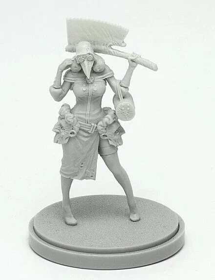 30mm  Resin Model figure GK，Female role， Unassembled and unpainted kit