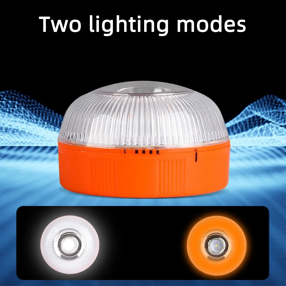 Emergency Light v16 Homologated dgt Approved Car Emergency Beacon Light Rechargeable Magnetic Induction Strobe Light