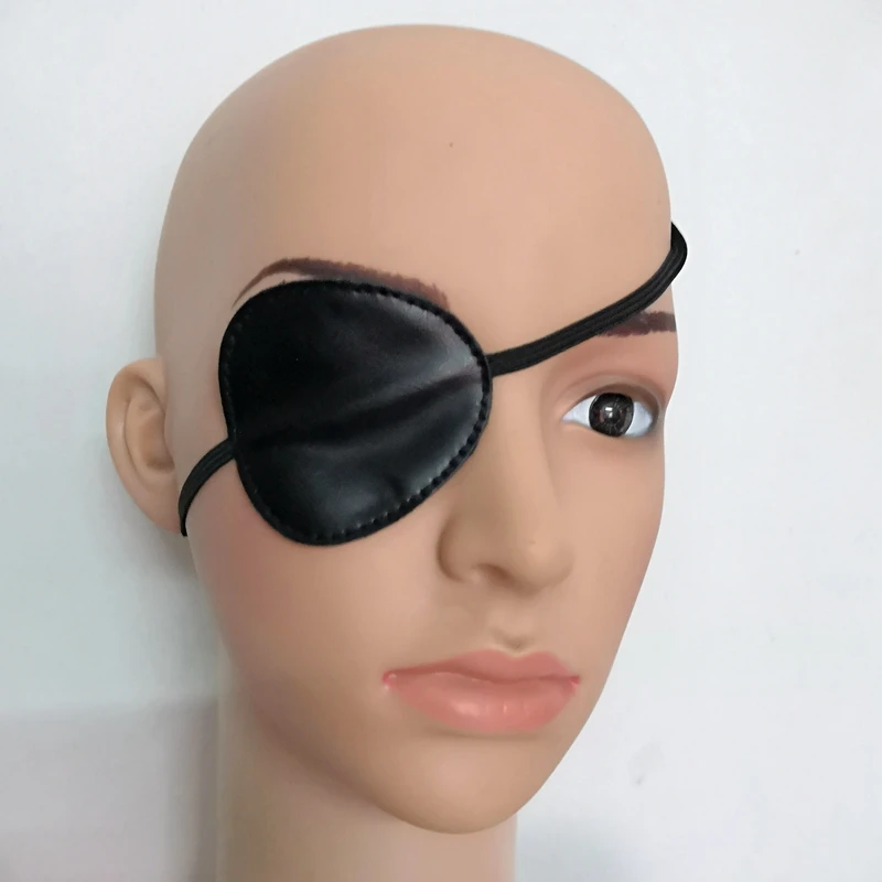 Anime Chracter Ciel Phantomhive cosplay black eye patch eye shade Halloween Pirate Eyepatch