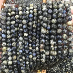 Mamiam Natural A Grey Opal Beads 6mm 8mm 10mm Smooth Loose Round Stone Diy Bracelet Necklace Jewelry Making Gemstone Gift Design