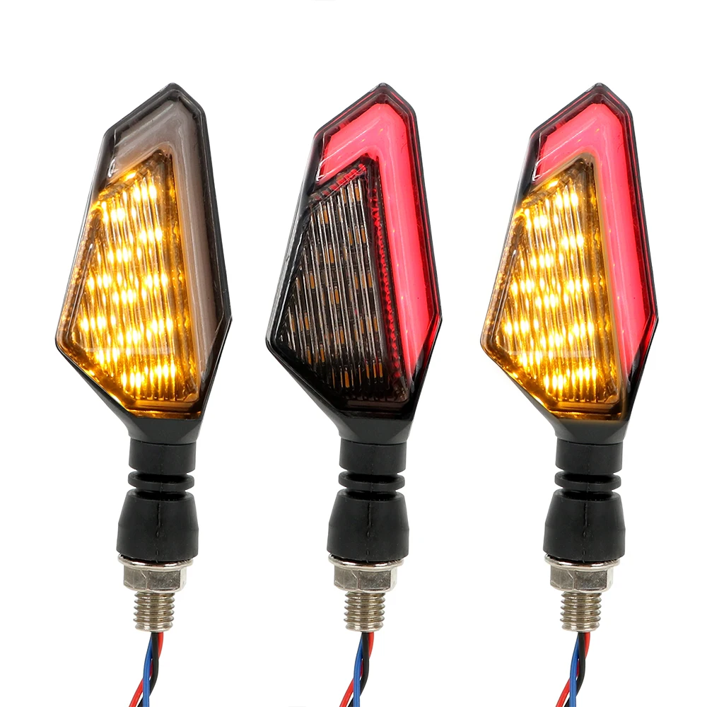 Motorbike Blinker Front Rear Universal Moto Accessories 2Pcs/Set Signal Lamp DC 12V Motorcycle LED Turn Signal Lights