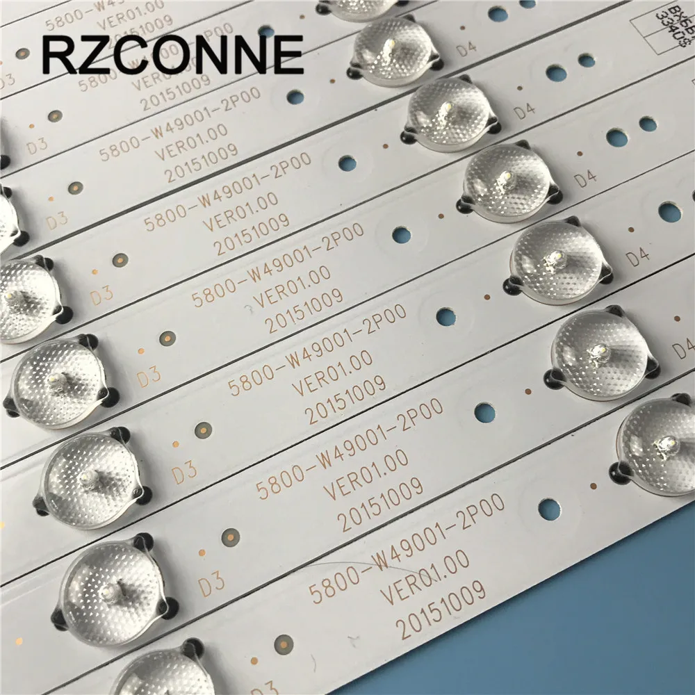 Barra di retroilluminazione a LED 6 lampade per TV Skysorth 49 "5800-W49001-1P00 5800-W49001-2P00 49E3000 49E6000 49E360E/5ERS 49E3500 49E350E