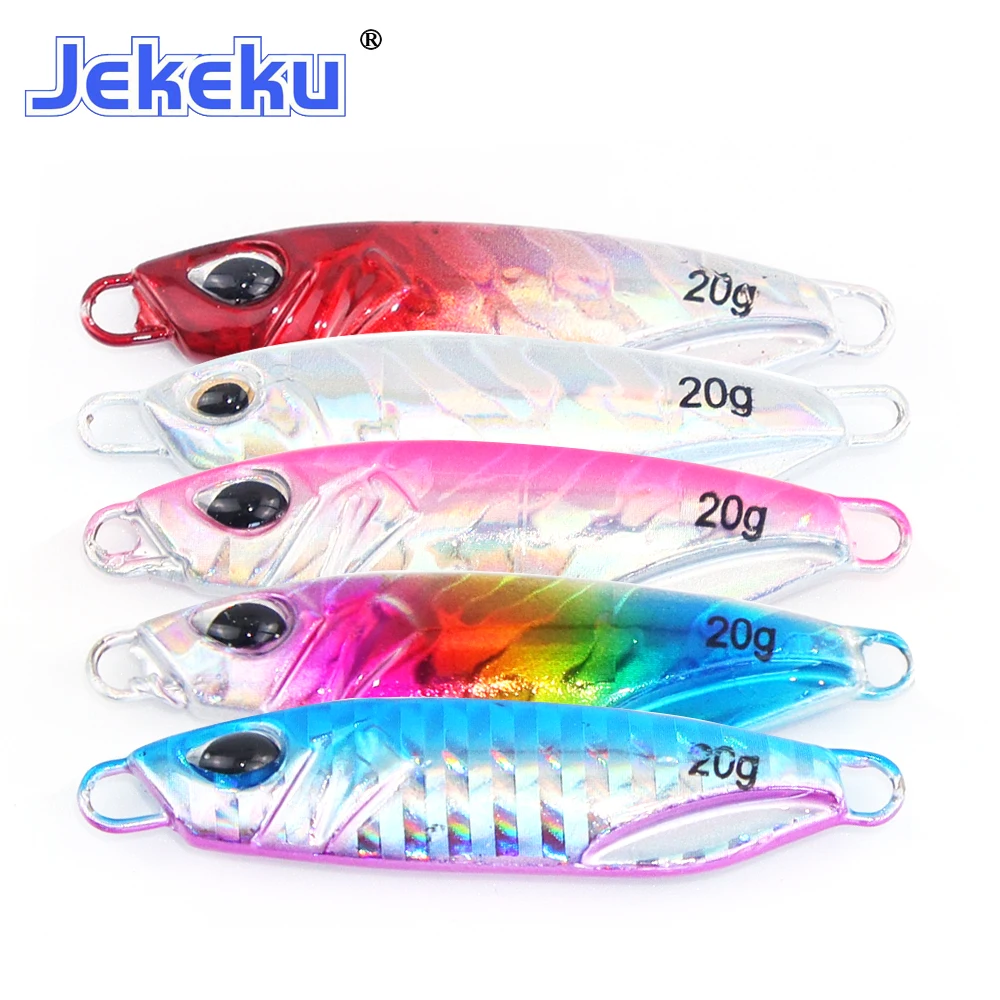 JEKEKU 1pc NEW Metal Jigging Spoon Fishing Lure10g 15g 20g 30g Jigging Lead Fish Sea Bass Fishing Lure Artificial Bait Lead Lure