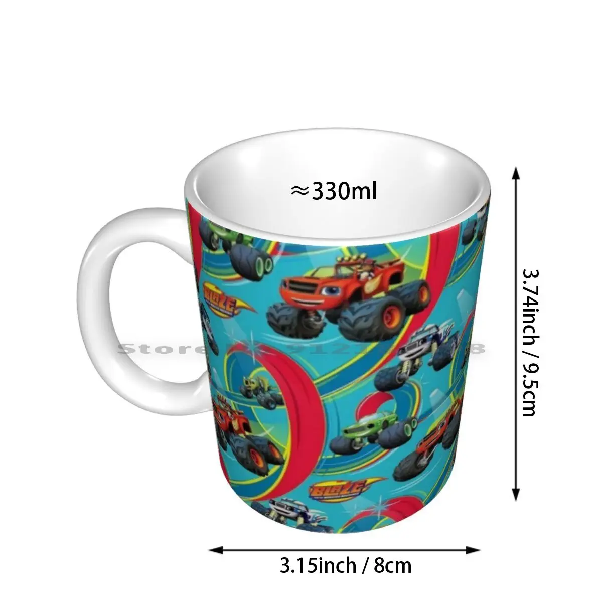 Ceramic Mugs Coffee Cups Milk Tea Mug Blaze Blaze Blaze Monster Machines Blaze And Monster Machine Blaze And Monster Machines