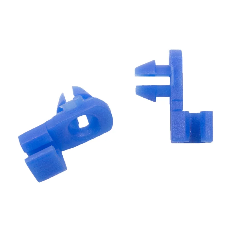 Auto Plastic Door Lock Rod Clip Fixeding Side Fastener Clips Blue 4mm cord lock Snaps Car accessories