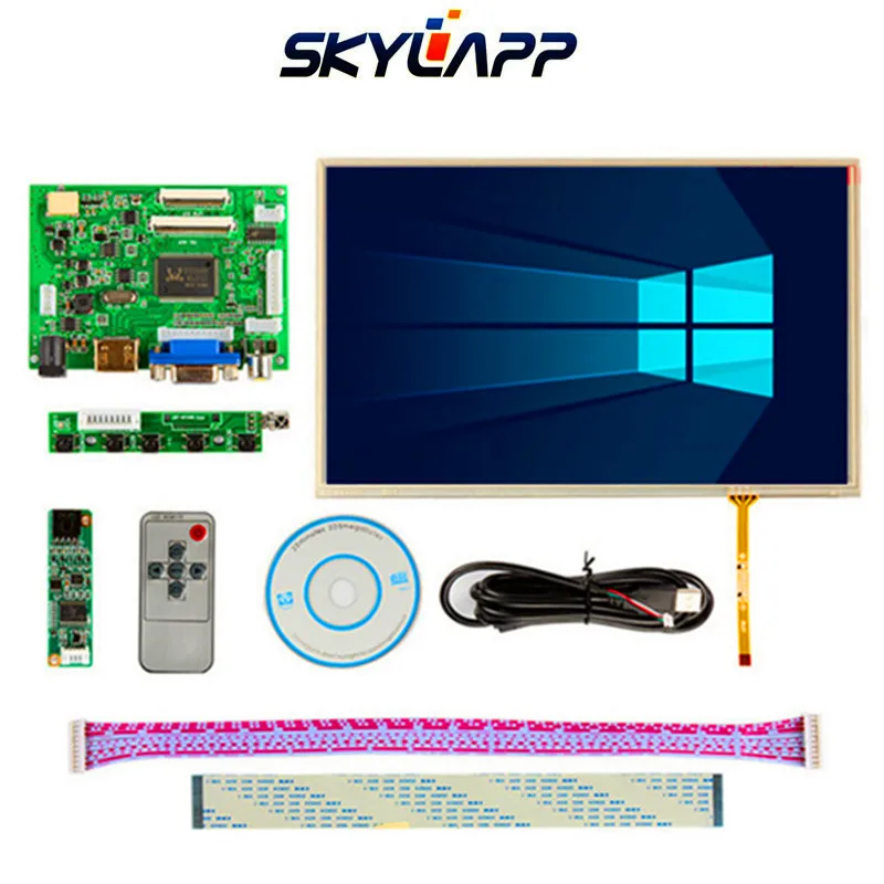 

New 10.1''inchIPS for Raspberry Pi Monitor 1280*800 TFT EJ101IA-01G HD LCD Display Touch Screen Remote Driver Board HDMI 2AV VGA