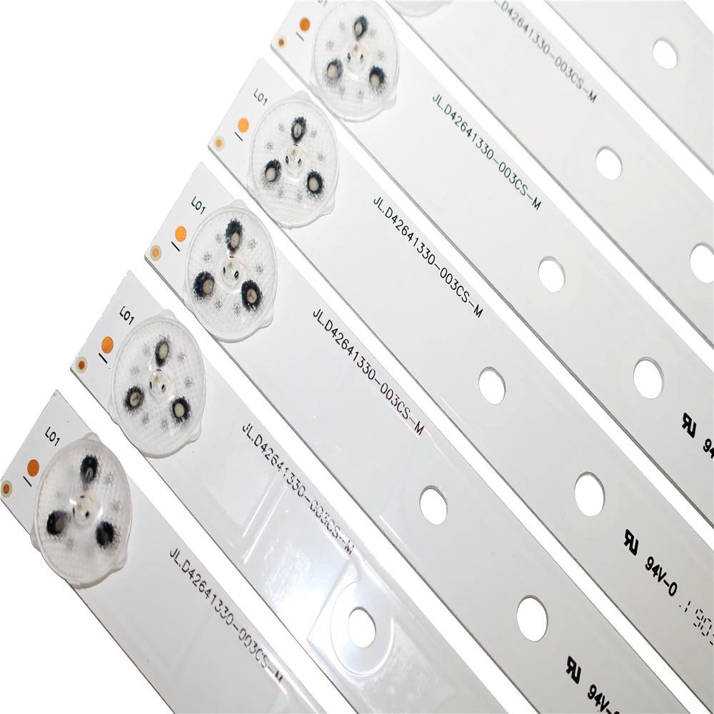 7pcs LED Backlight strip for LED43K3100 LED43K1800 LED43H1600 LED43N2000 LED43EC520UAI LED43EC500U 43H2600 JL.D42641330-003CS-M