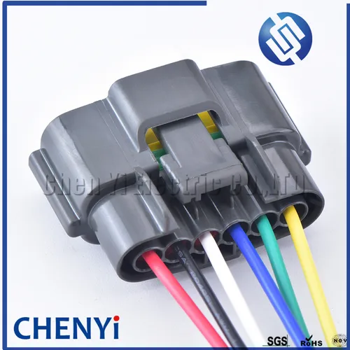 Imagen 2 del producto Conector de arnés eléctrico automotriz con enchufe impermeable de pedal de aceleración de 6 pines 6098-0146 6920-0082 para Nissan con cable
