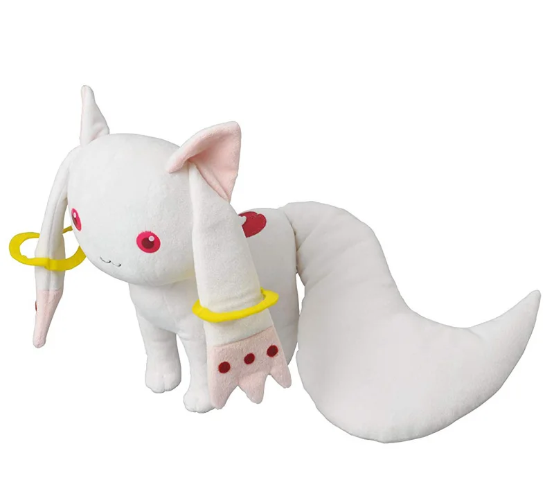 New Japan Anime Puella Magi Madoka Magica Kyubey Plush Doll 23cm Cute Stuffed Kids Toys Cosplay Girls Christmas Gifts