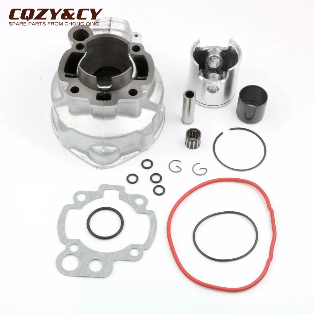 Motorcycle 49mm 90cc AM6 Big Bore Cylinder Kit for Peugeot XP6 XPS XR6 50cc Minarelli 2-stroke engine parts