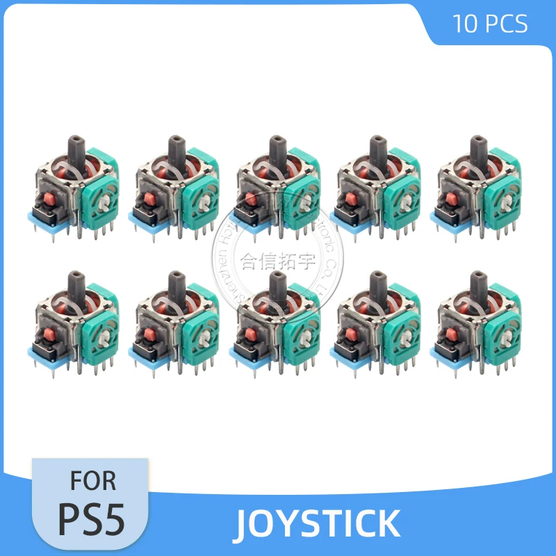 Hothink 10Pcs Vervanging Rechts Links Joystick Voor PS5 Controller 3D Analoge Thumb Stick Voor Playstation 5 Dualsense