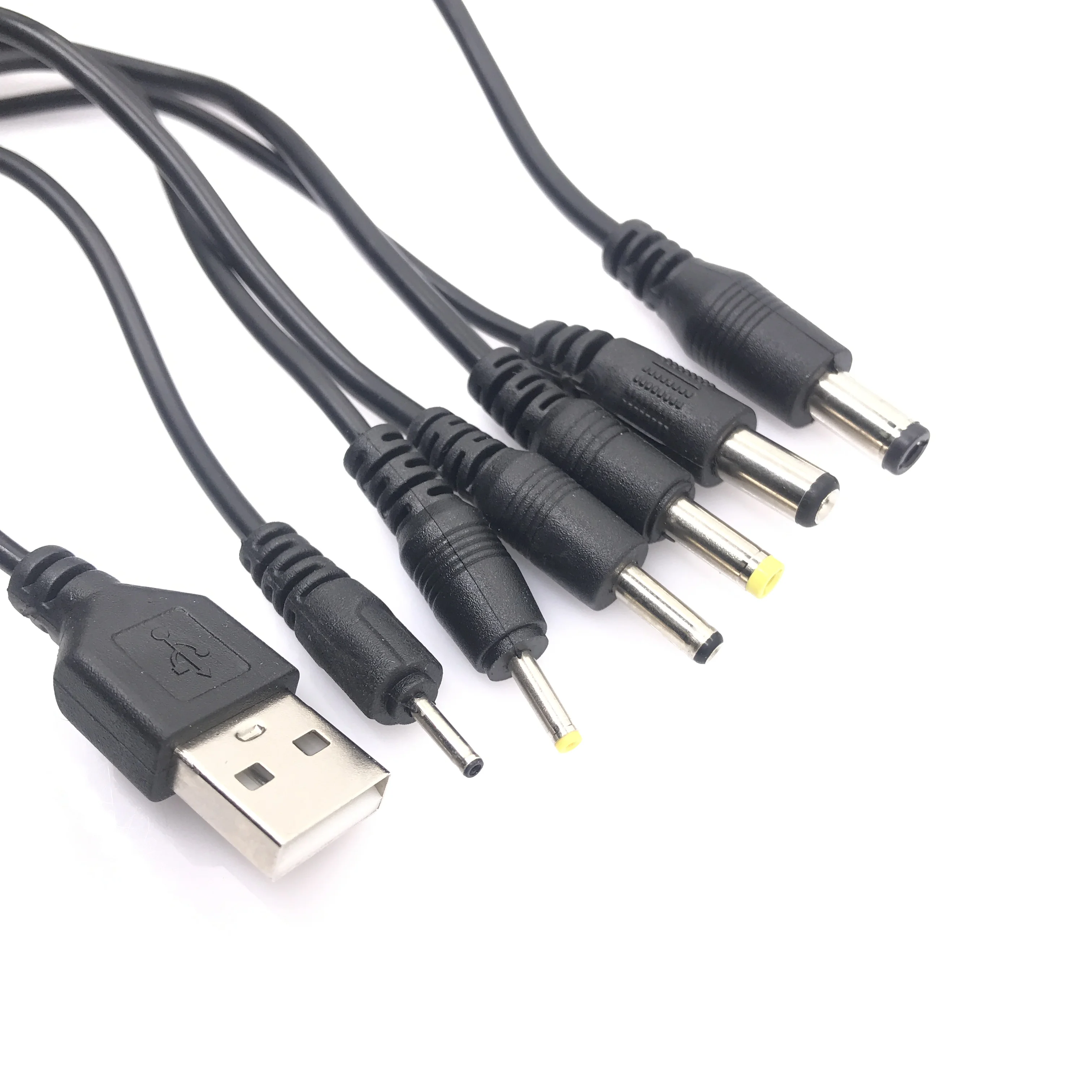 USB A Male to DC 2.0 0.6 2.5 3.5 1.35 4.0 1.7 5.5 2.1 5.5 2.5mm Power supply Plug Jack type A extension cable connector cords