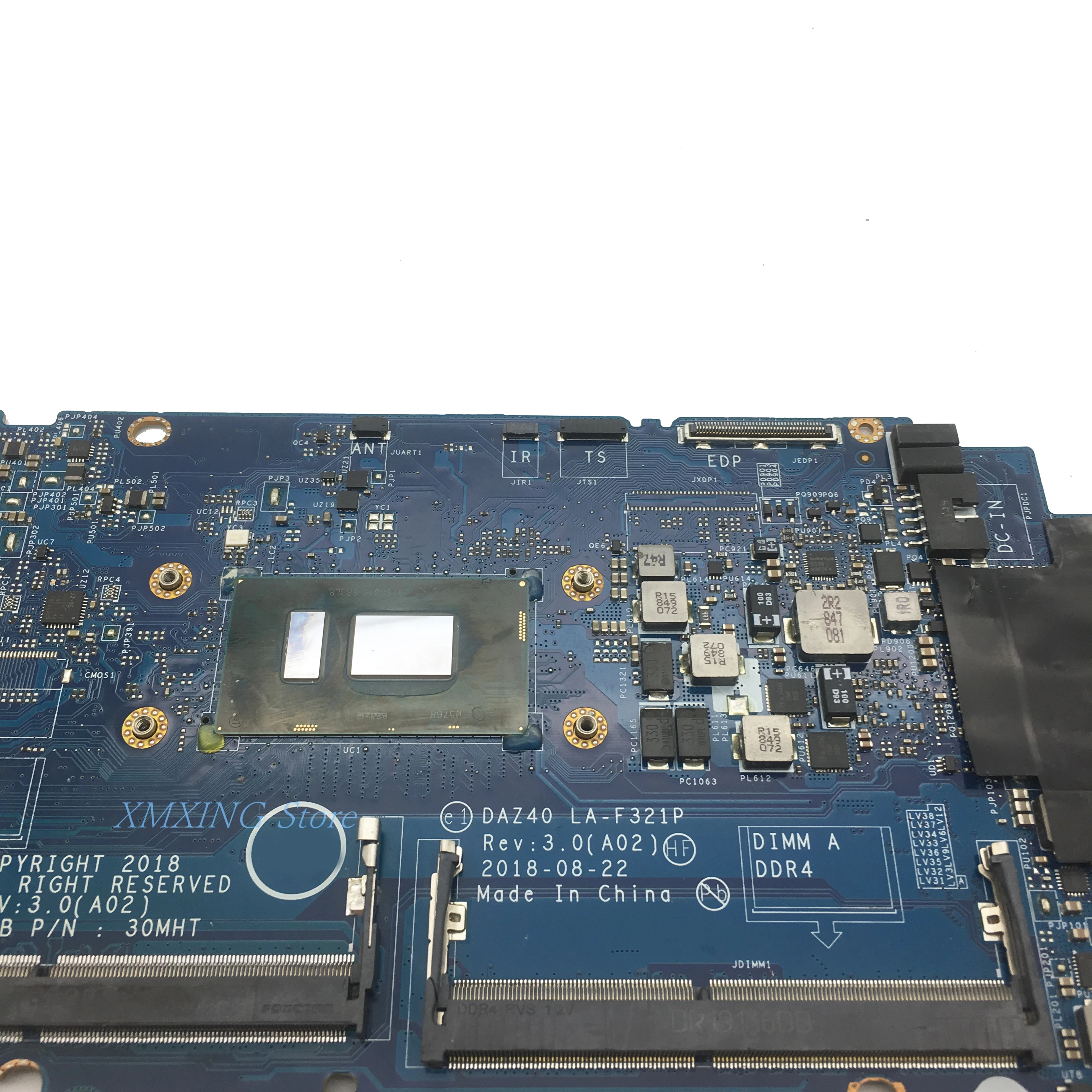 FULCOL do DELL Latitude 7490 E7490 laptopa płyty głównej płyta główna w I7-8650U procesora LA-F321P SR3L8 CN-0PP44F 0PP44F PP44F testowane 100% pracy