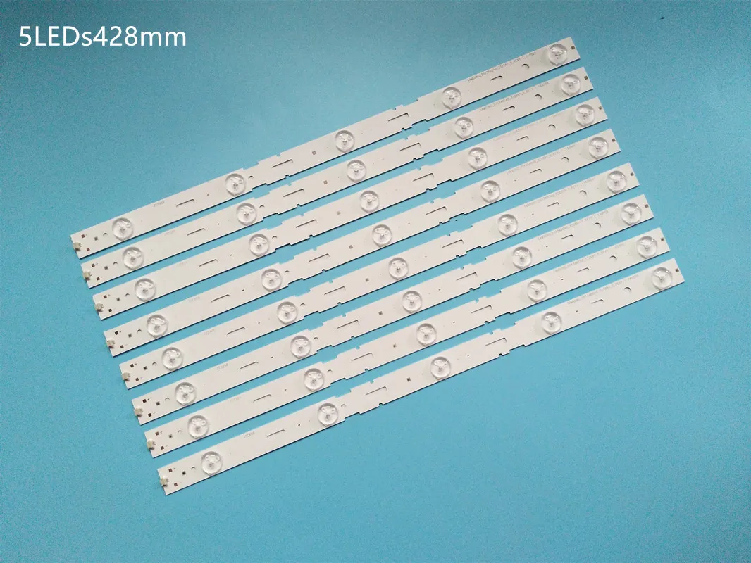 100% New 8pcs/Kit LED strips for GRUNDIG TV 40 VLE 6420 BH 40VLE 6420 BH 40VLE6420 BH 40 VLE 6520 BL 40VLE 6520 BL 40VLE6520 BL