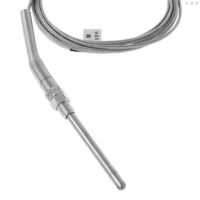 2 M K Tipo di Termocoppia Sonda 50 Mm/100 Millimetri/150 Millimetri/200 Millimetri in Acciaio Inox Termocoppia 0-400C Sensore di Temperatura L29k