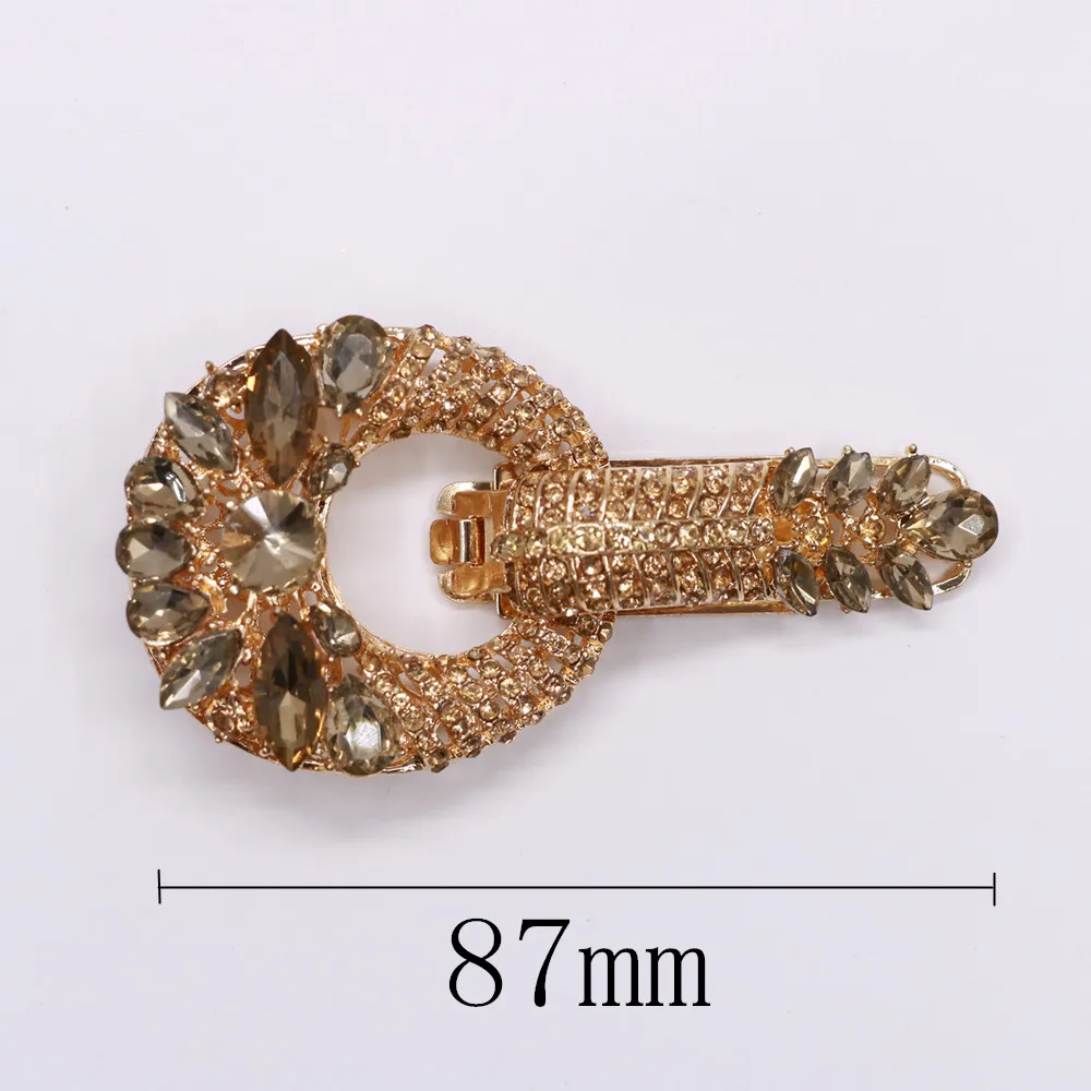 Good quality 87mm metal rhinestones button with sweater coat decoration button accessories DIY 5Pcs/Lot SP-0157
