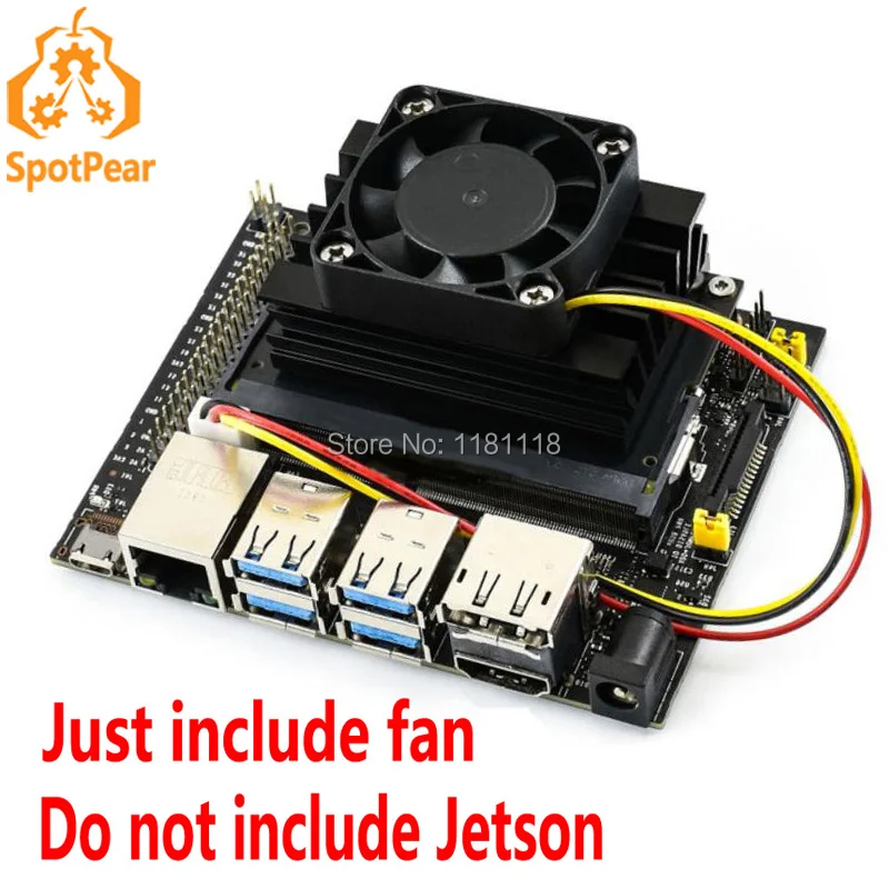 

jetson nano cooling fan-4010-5V, for Jetson Nano, 5V, 3PIN Reverse-proof