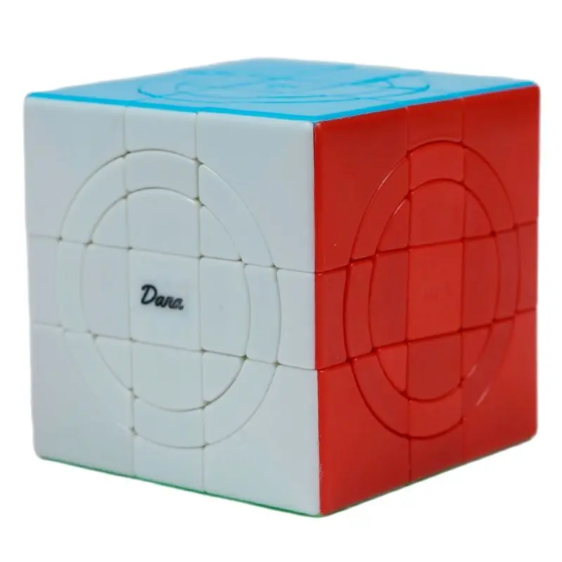 Nuovo originale Mf8 Doppio Cerchio Cubo Magico 3x3x3 Collezione Pazzo Cubo Magico Giocattoli Giocattoli Educativi Professionali con Forma di Anello