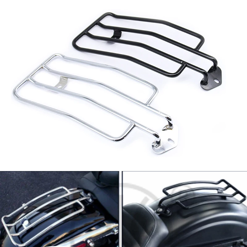 Motorcycle Solo Rear Seat Support Holder Shelf Carrier Scooter Luggage Rack for Harley Davidson Sportster XL883R XLH1200 1000