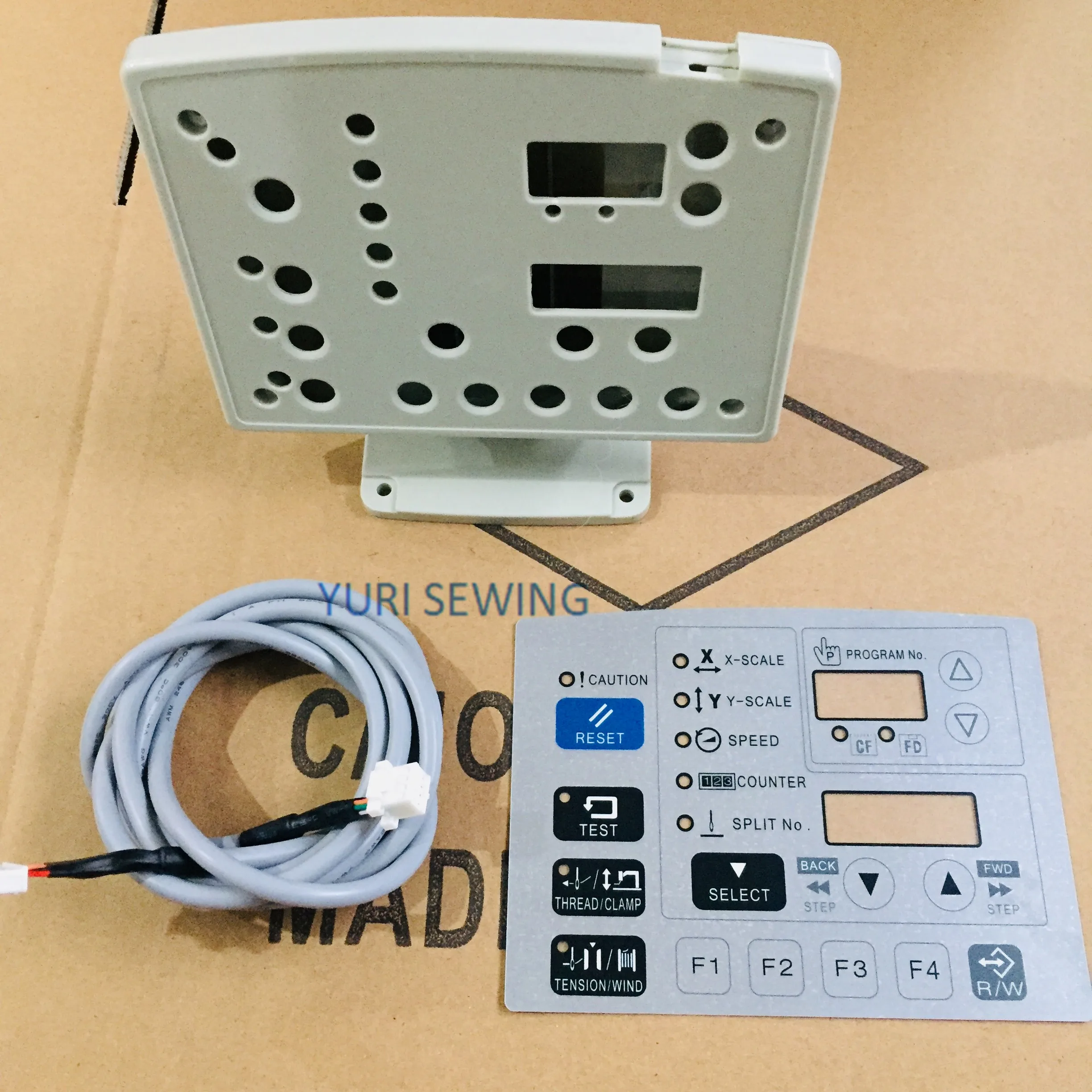 Brother KE-430D operation box panel plastic cover with wire keypad empty cover industrial sewing machine spare parts