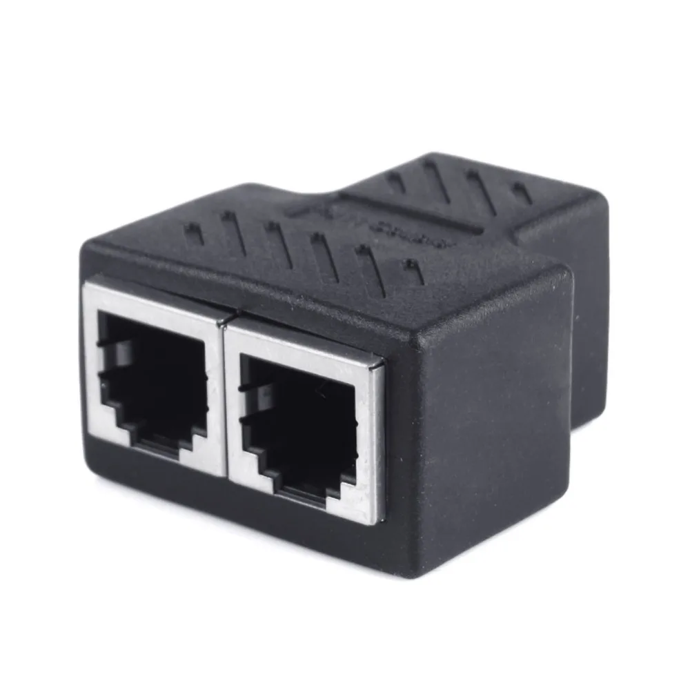 RJ11 6P6C 6P4C 6P2C Female To Female 1 to 2 Splitter PCB Connection Telephone Cable Coupter A #266170