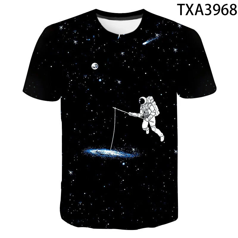 

Space Galaxy Astronaut 3D T-shirt Men Women Children Universe Printed Star Sky Boy Girl Kids T Shirt Fashion Streetwear Tops Tee