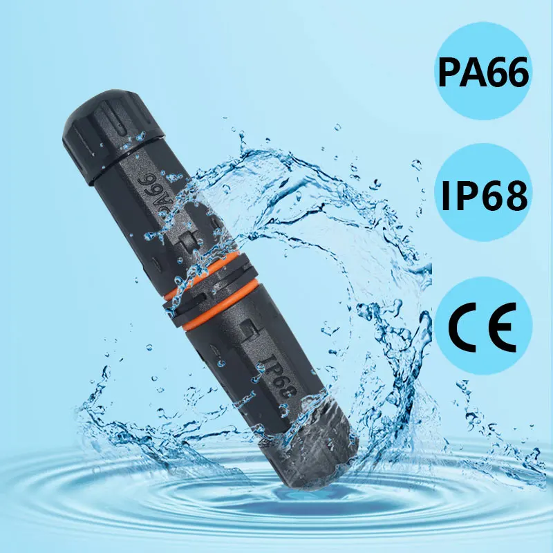 Yxy m20 conectores de cabo à prova dwaterproof água 2/3/4/5 pinos 2 núcleo ip68 redondo tipo reto plugue ao ar livre masculino para fêmea