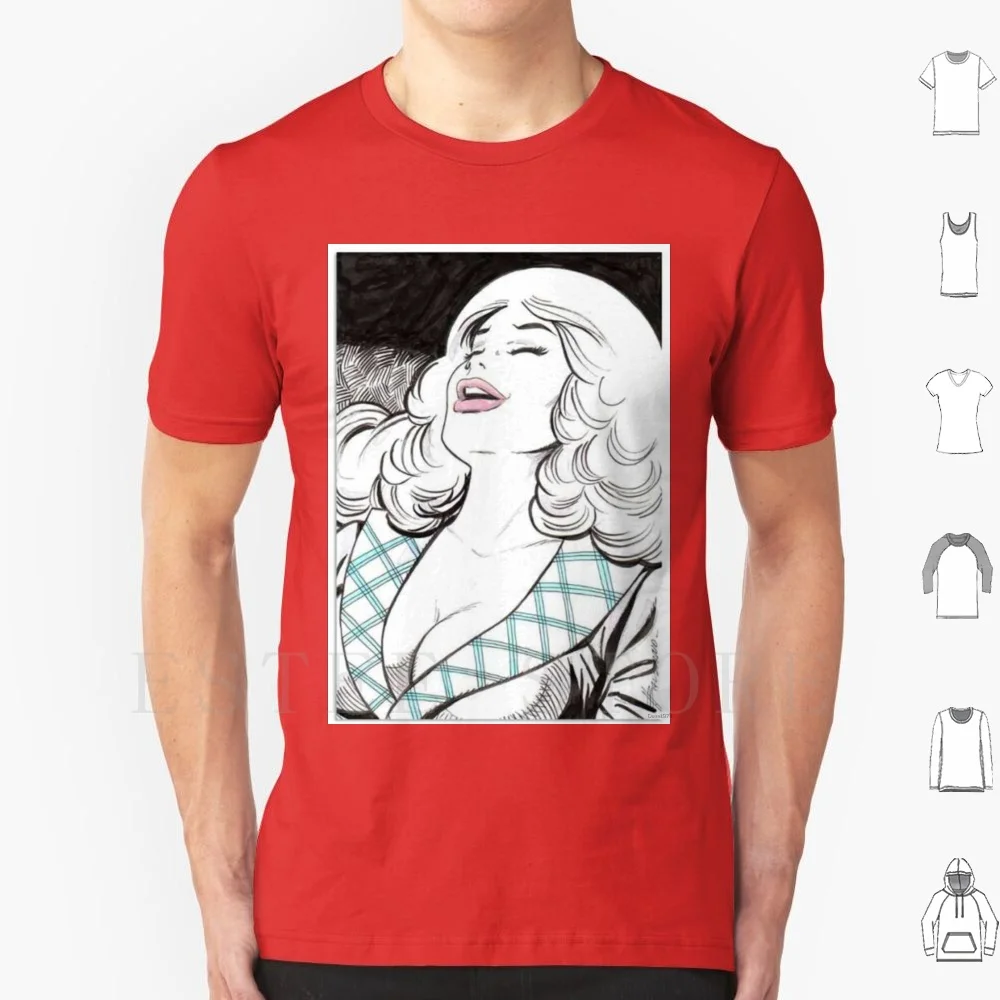 Zora The Lady Vampire T Shirt Men Cotton 6xl Zora Lady Vampire Vampira Sexy Smile Tits Boobs Comics Blonde Blackandwhite Cover