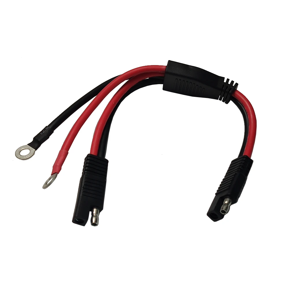 JKM 10AWG SAE converter cable 0.3m motorcycle SAE connector 1015 thick cable 30A for testing battery charging