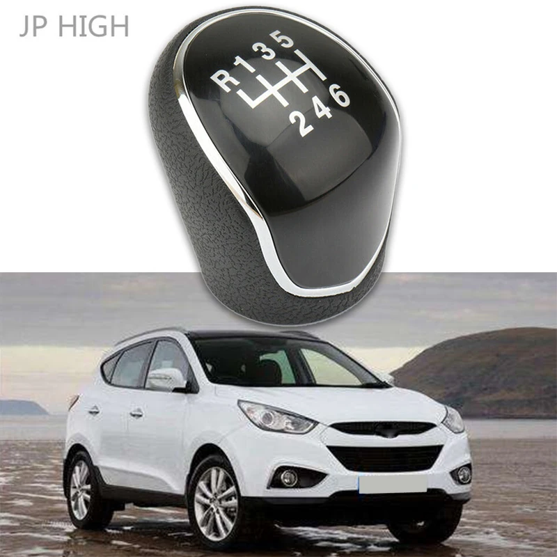 6 Speed Manual Stick Gear Shift Knob for Hyundai IX35 2012- Car Lever Shifter Head Handball Gear Shift Knob