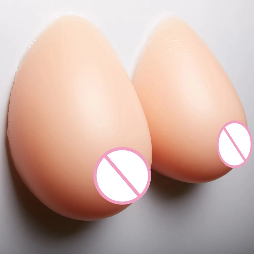 

800g/pair C Cup Fake Breast Silicone Breast Forms Fake Boob Tit Bust Chest For Men Crossdresser Drag Queen