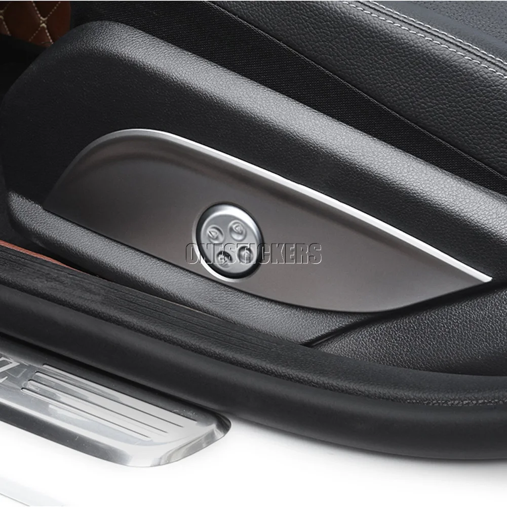 For Mercedes Benz E C GLC CLS Class W213 W212 W205 W218 C257 Car Accessories Seat Adjustment Button Cover Trim Decorative Frame