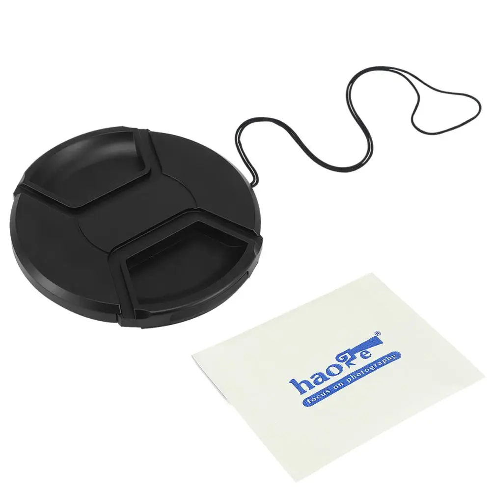Haoge 58/62/67/72/77/82/86/95/105mm Objektiv kappe für Canon Nikon Sony Fuji Sigma Tamron und Andere filter linsen aus der gleichen kaliber