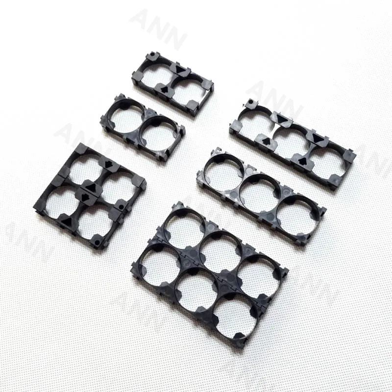 

Держатель аккумулятора 26650 2P и 3P, кронштейн, цилиндрический держатель ячеек для литий-ионной батареи 26650, диаметр отверстия 26,3 мм или 26,7 мм