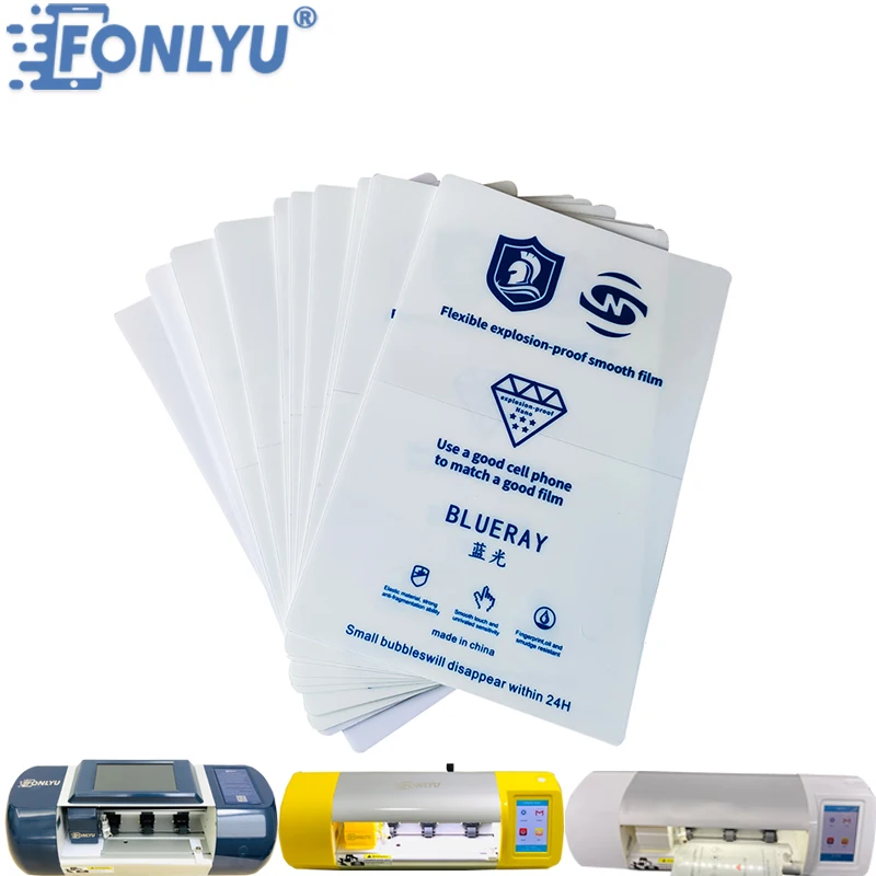 FONLYU HD Hydrogel Film Anti Peeping Hydrolic Skin Sheet Front Screen Protector For Cell Phone Tablet Cutting Machine Plotter