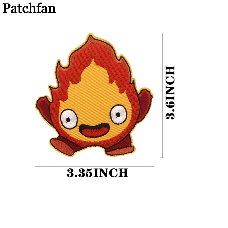 Patchfan cartoon Iron on patches clothing embroideried Patchwork accessories custom badges wholesale A2276