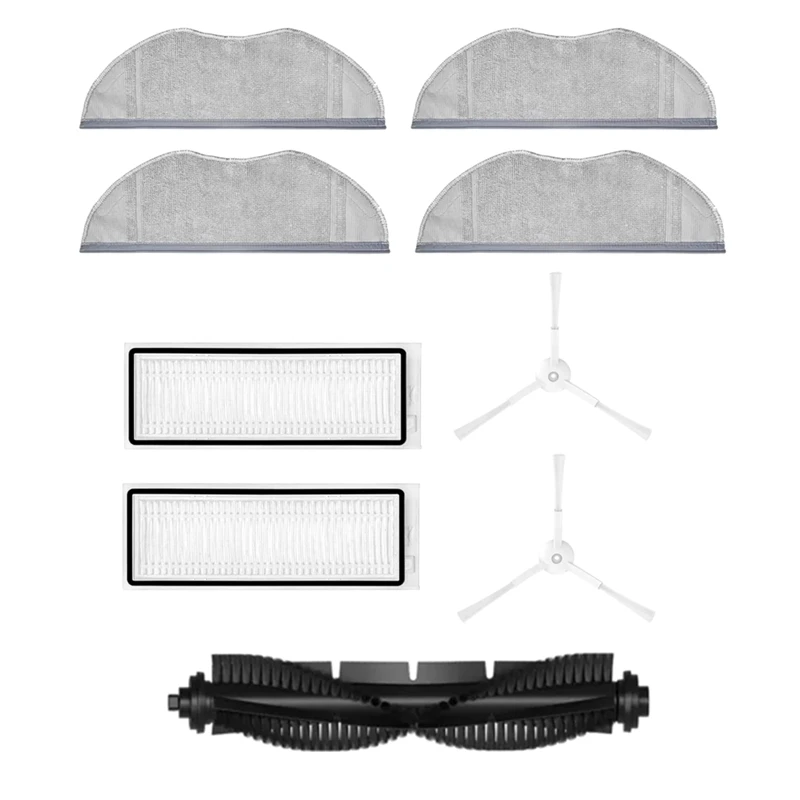 Zentrale Rolle Wichtigsten Pinsel Seite Pinsel HEPA-Filter für Qihoo 360 S9 X90 Robotic Staubsauger Mopp Tuch Lappen Ersatz teile Zubehör