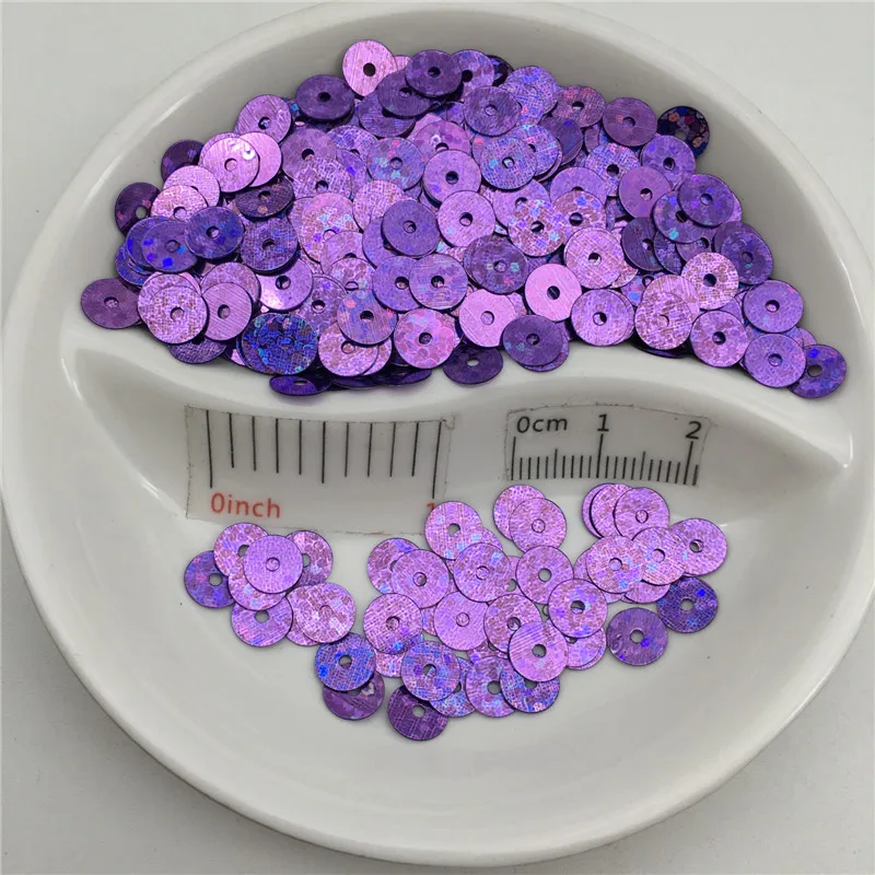 4mm 6mm 8mm Flat Round Laser PVC Loose Sequin Paillette Sewing Craft For Wedding Decoration Garment Dress Shoe Cap DIY Wholesale