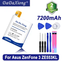 Batteria 7200mAh C11P1612 4 Max Pro Plus ZC554KL X00ID per ASUS Zenfone 3 Zoom Z01HDA ZE553KL