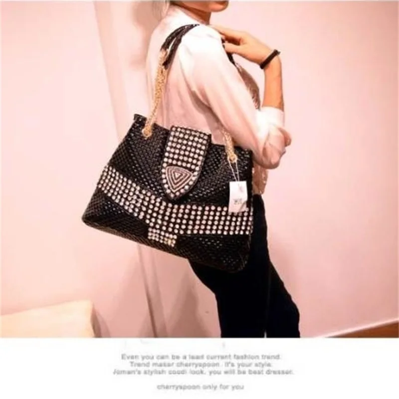 2020 new female bag tide diamond drill women handbag shoulder Messenger bags portable casual rhinestone ladies crossbody bags